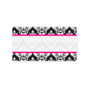 Search for guests return address labels Black and white