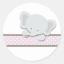 Search for brown polka dot baby shower stickers Pink