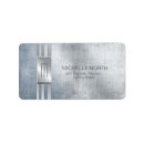 Search for steel return address labels Metallic