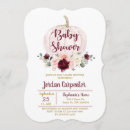 Search for burgundy and pink baby shower invitations Mother to be