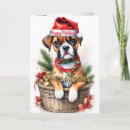 Search for boxer christmas cards Puppy