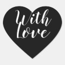 Search for black and white hearts love stickers Modern