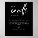 Search for deceased wedding signs Black and white