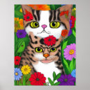 Search for cat folk art Whimsical
