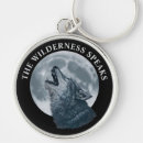 Search for howling wolf key rings Night