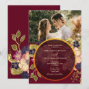 Search for rustic burgundy wedding invitations Boho