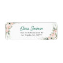 Search for gold floral return address labels Blush