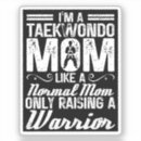 Search for taekwondo party stickers Warrior