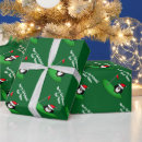 Search for golf christmas wrapping paper Santa