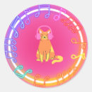Search for cat music stickers Headphones