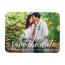Search for modern photo save the dates Engaged