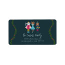 Search for nutcracker ballet return address labels Whimsical