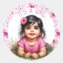 Search for baby girl black stickers Floral