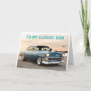 Search for adult son cards Classic car