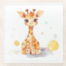 Search for giraffe coasters Illustration