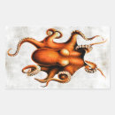 Search for octopus illustration stickers Vintage