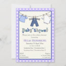 Search for clothesline baby boy shower invitations Laundry