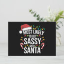Search for sassy christmas cards Xmas