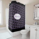 Search for black heart shower curtains Purple