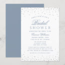 Search for dusty blue bridal shower invitations Stylish