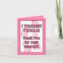 Search for cancer thank you cards Pink