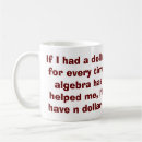 Search for math nerd mugs Equation