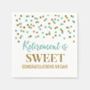 Search for turquoise gold napkins Polka dots