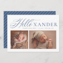 Search for elegant birth announcement cards Blue
