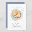 Search for fox baby boy shower invitations It's a boy