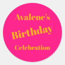 Search for bright orange stickers Typography