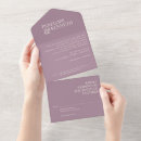 Search for elegant purple invitations Minimalist