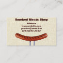 Search for smoked meat business cards Food
