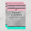 Search for mint green and silver invitations Modern