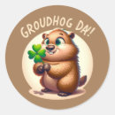 Search for happy groundhog stickers February 2