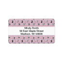 Search for red stripe return address labels Red white blue