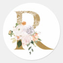 Search for monogram r stickers Gold