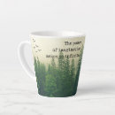 Search for mountains and trees mugs Typography