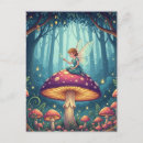 Search for fairy mushroom postcards Forest