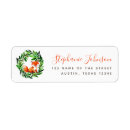 Search for fox return address labels Cute