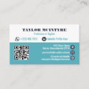 Search for light blue business cards Professional