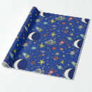 Search for space cat wrapping paper Cute