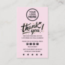 Search for thank you inserts Small business marketing