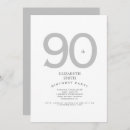 Search for silver and white invitations Party