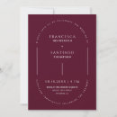 Search for burgundy invitations Elegant