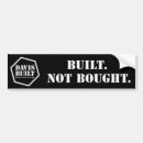 Search for built bumper stickers Humour