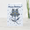 Search for unique birthday cards Blue