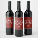 Search for merry christmas wine labels Modern