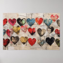 Search for colorful hearts posters Pink