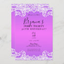 Search for trendy 30th birthday invitations Glam