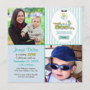 Search for boys train 1st birthday invitations First